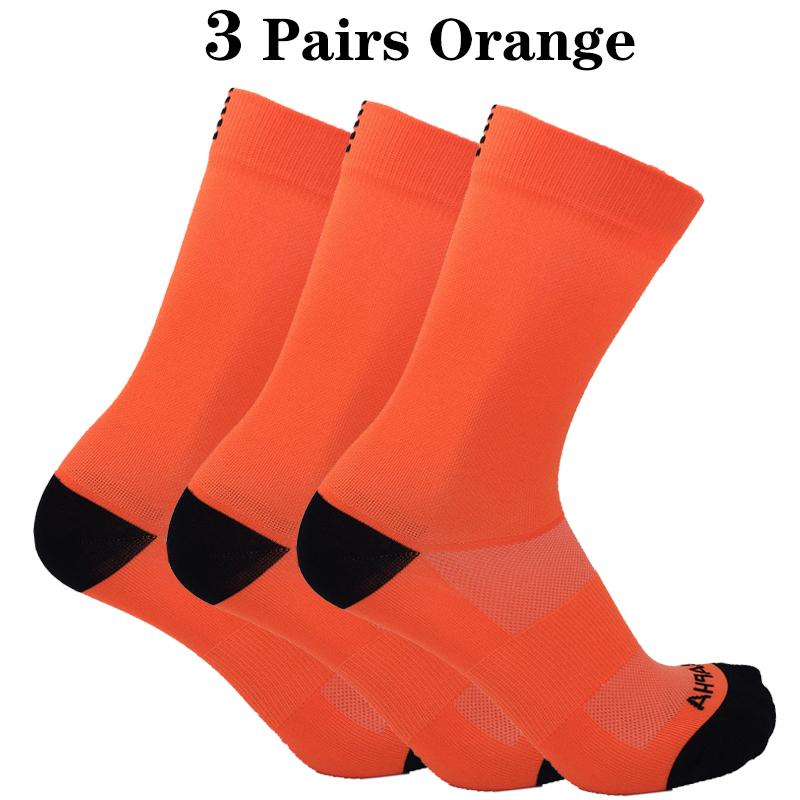 3 пары мужских велоносков, спортивные, высококачественные, дышащие, для шоссейного велосипеда, носки для мужчин и женщин, для занятий в спортзале, бега, гонок, велоспорта