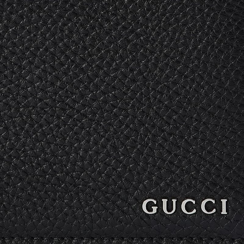 GUCCI Leather Wallet Men's Black 771148-AABXM-1000