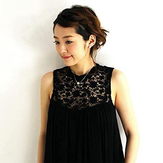 Одиночный жемчуг Платина 925 Гипоаллергенный популярный для женщин [Glam Jewelry] Ожерелье, женское, жемчуг, отделка, серебро, металл, подарок,