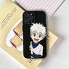 Чехол для телефона K-Killua Z-Zoldyck Для iPhone 17, 16, 15, 14, 13, 12, 11 Plus, Pro Max, Мягкий черный чехол