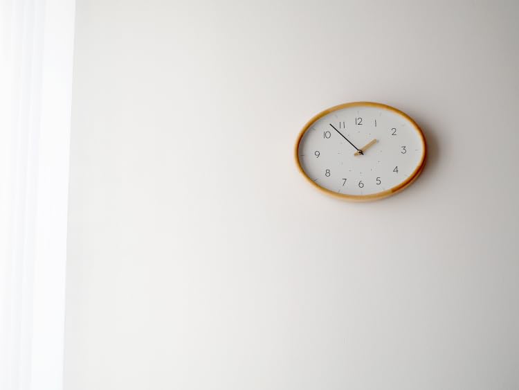 INTERFORM Puinen Silent Wall Clock, CL-4619