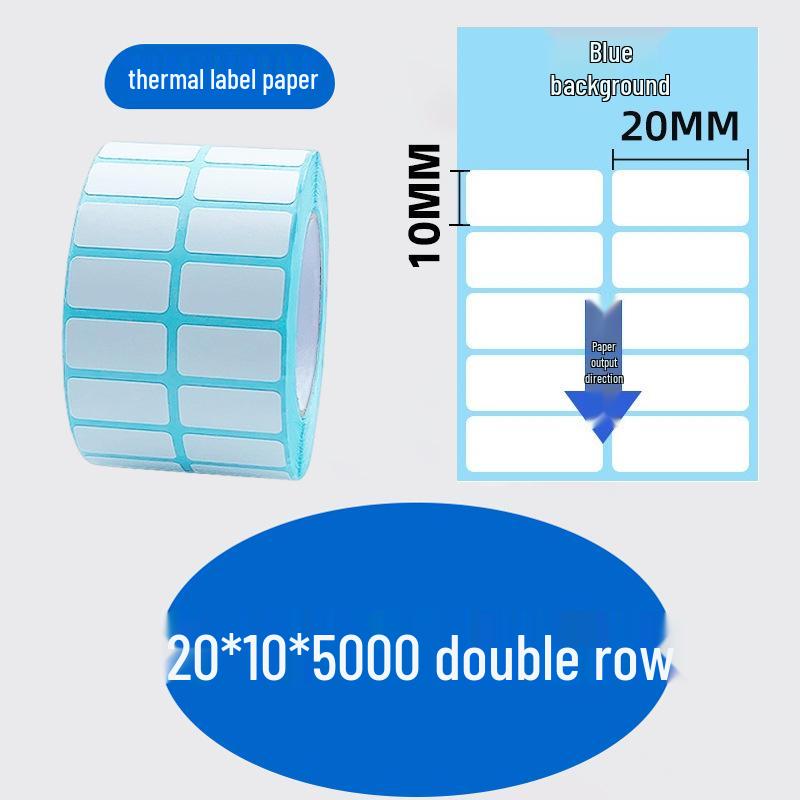 Прочная самоклеящаяся термобумага для электронных весов - наклейки со штрихкодом (Размеры: 80x60, 50x40, 30)