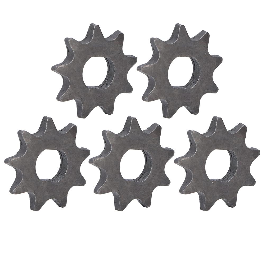 Цепная звездочка T8F 9T Стальная звездочка двигателя для 47cc 49cc Pocket Bike Scooter ATV