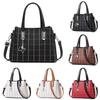 2023 New Fashion Plaid Tote Bag Large Capacity Women Casual Shoulder Crossbody Bag