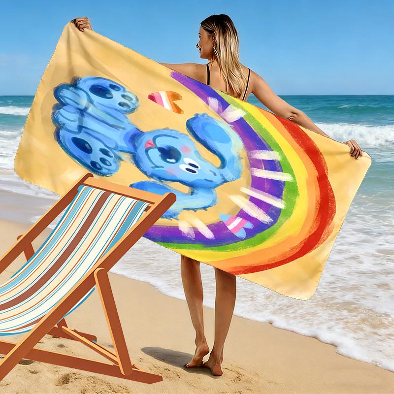 Blue's Clues Print Beach Towel, Large Soft Quick Dry Towel for Beach Camping Swimming
