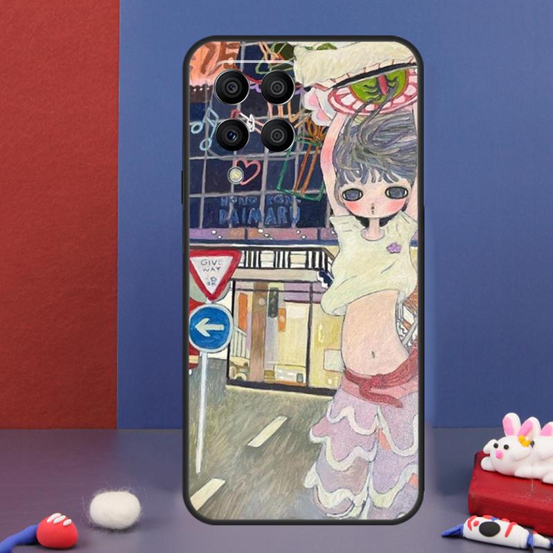 Мультяшный Эстетичный Чехол Aya Takano для Samsung Galaxy M31 M21 M11 M13 M54 M34 M14 M56 M36 M16 M53 M32 M52 M35 M55 M15 M06