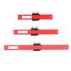 3Pcs Woodworking Ruler Set Accurate Metal Slide T Type Square Scribing Marking Measuring Tool