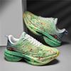 Мужские летние дышащие кроссовки 2025 новая сетка светящиеся спортивные кроссовки трендовая обувь молодежный тест тела карбоновая подошва кроссовки