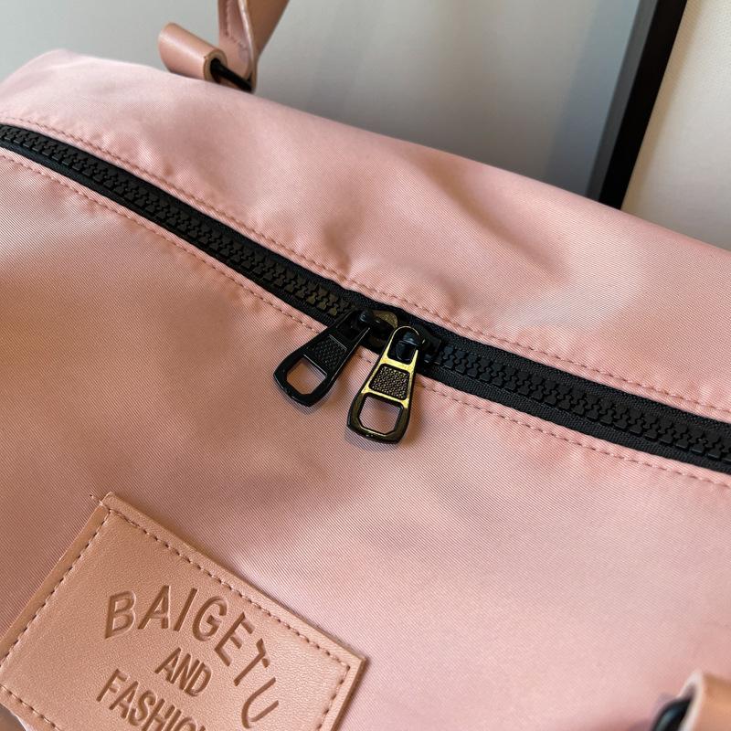 Yoga bag, sports and fitness bag for women, large capacity, dry and wet separation, short-trip travel bag, hand luggage bag, shoulder bag