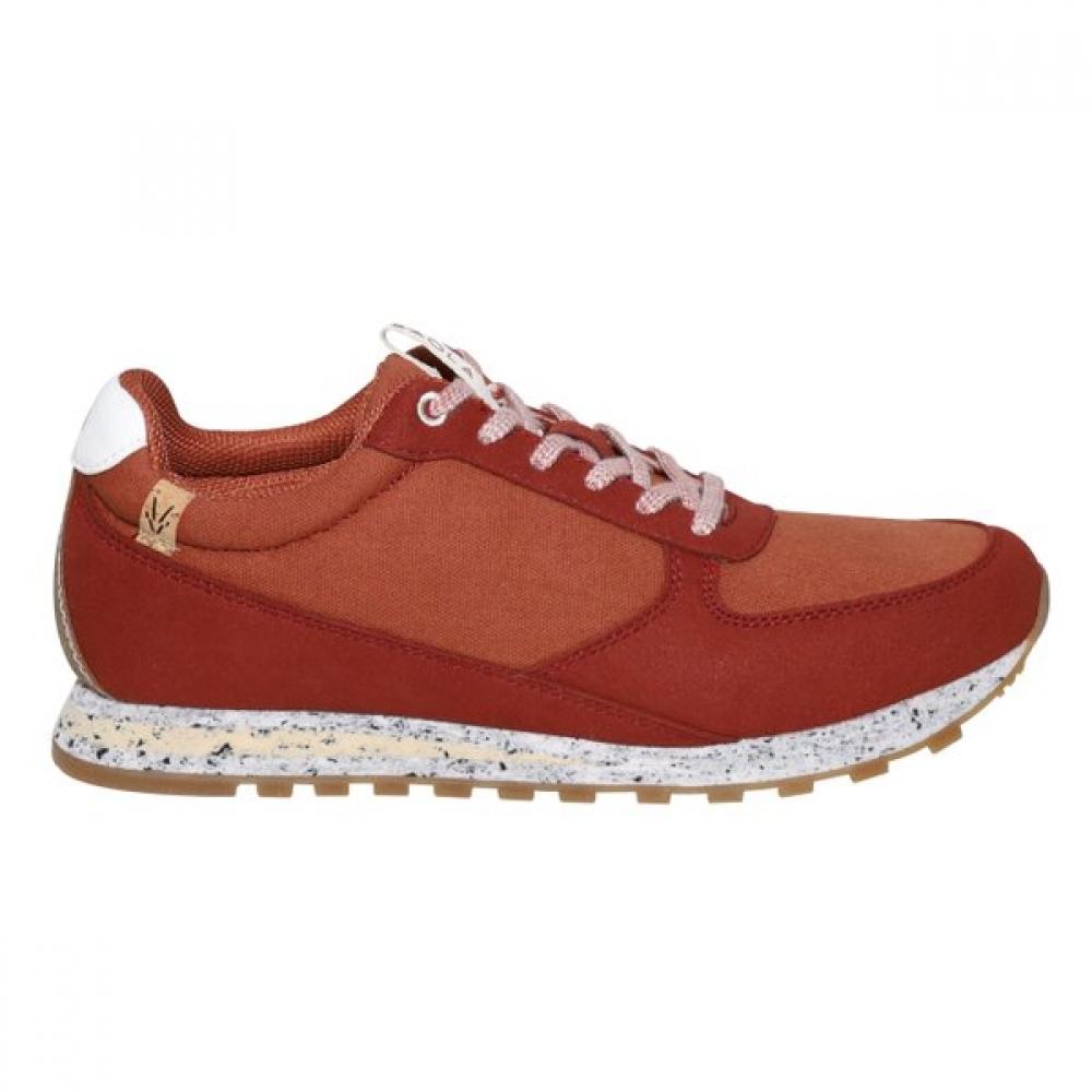 Saola Women Premium Eco Sneakers Burgundy