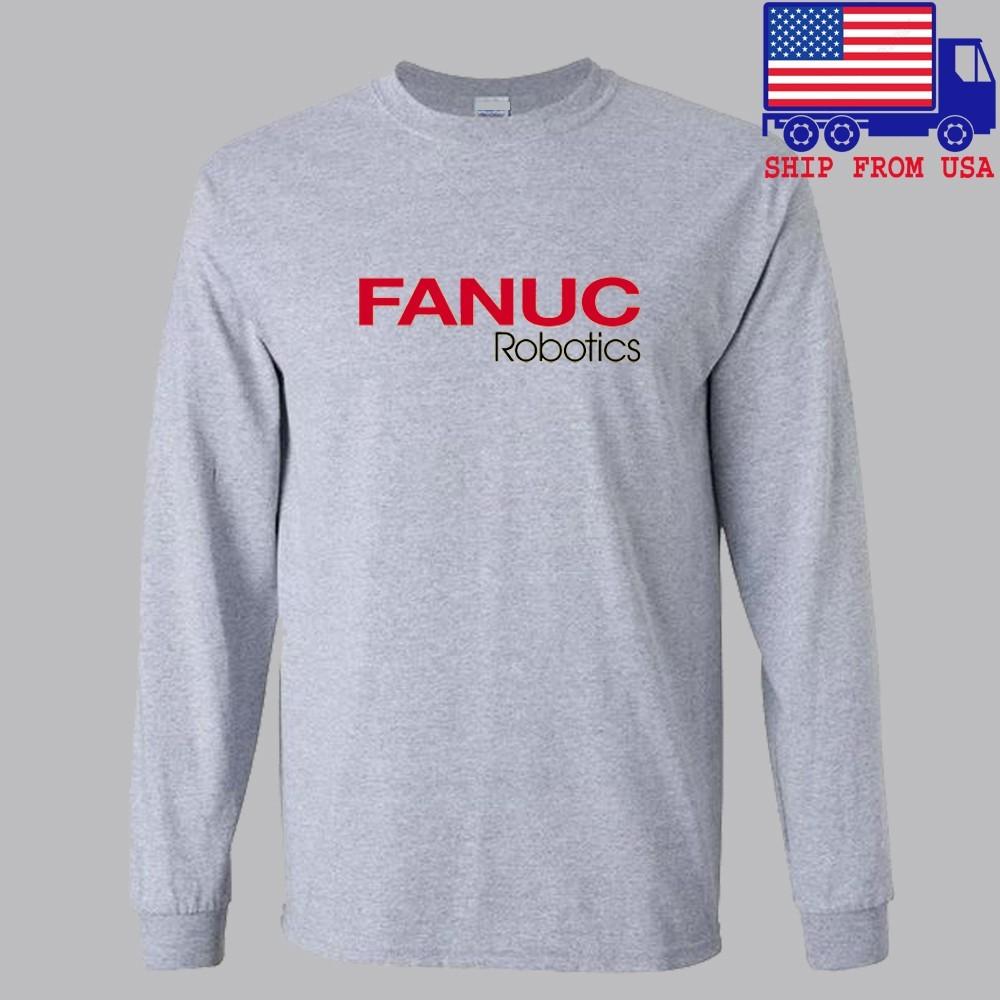 FANUC Robotics Gray Size S2XL Unisex T-Shirt