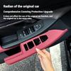 Наклейки на внутренние ручки дверей автомобиля для BMW 5 серии G60 i5 2025 2025 Панель переключателей стеклоподъемников Накладка на ручку ABS Кожа Передний Аксессуар