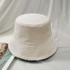 Lamb Velvet Double-sided Fisherman Hat for Women Japanese Versatile Basin Hat Spring and Autumn White Bucket Hat Trendy Small Hat