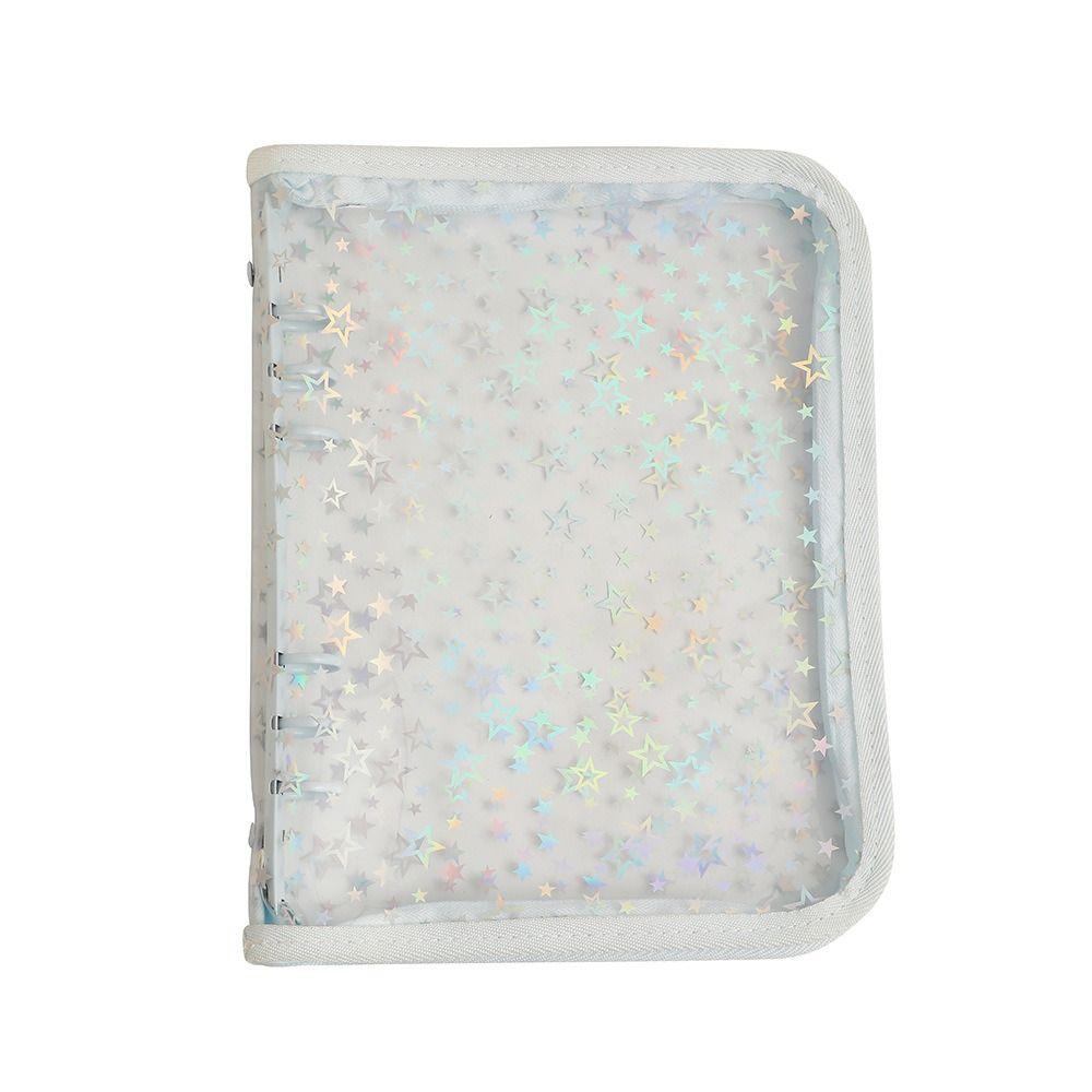 Альбом для фотографий K-pop айдолов на отдельных листах формата А5, держатель для фотокарточек, новый лазерный звездный альбом-биндер на молнии, коллекционная книга