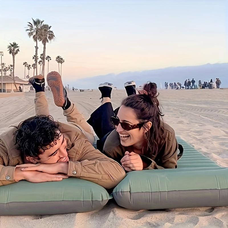 Новый спальный коврик толщиной 10 см, сверхлегкая самонадувающаяся воздушная подушка, соединительная кровать, коврик для пляжного пикника, воздушная подушка для палатки для кемпинга