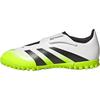 Predator Club Vel Versatile Comfortable Durable Low-Top Kids Soccer Shoes Kids Soccer Shoes White Black Green JH8871
