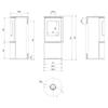 KRATKI SVEN 7 kW Freestanding Stove Ø150 Accessories for Installation