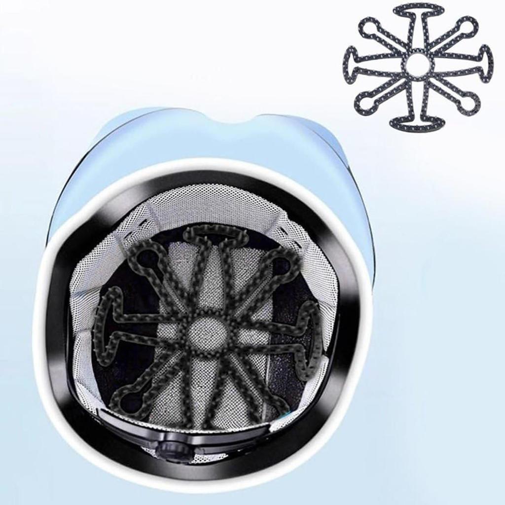 Гибкая внутренняя подкладка шлема из АБС-пластика и силикона, мягкая дышащая подкладка для шлема, набивка для защитного шлема, аксессуары для дорожного велосипеда и мотоцикла