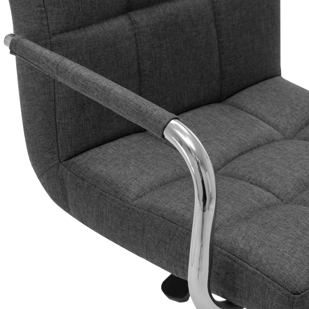 Bar Stool Dark Gray Fabric