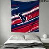 Houston Texans Wall Tapestry Aesthetic Wall Hanging Printed Fabric Blanket Decorative Tapestries for Bedroom Living Room Home Decor
