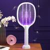 Bug Zapper Racket Fly Zapper Rechargeable Fly Killer and Mosquito Trap Lamp 2 In 1 Insect Bug Pest Control Tool Fly Bat Swatter