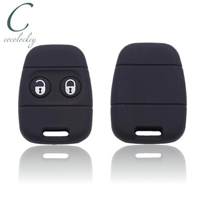 Резиновый силиконовый чехол для ключа Cocolockey Подходит для Rover Mg Land Rover Defender Freelander 2-кнопочный Держатель для пульта ДУ Сумка-защита