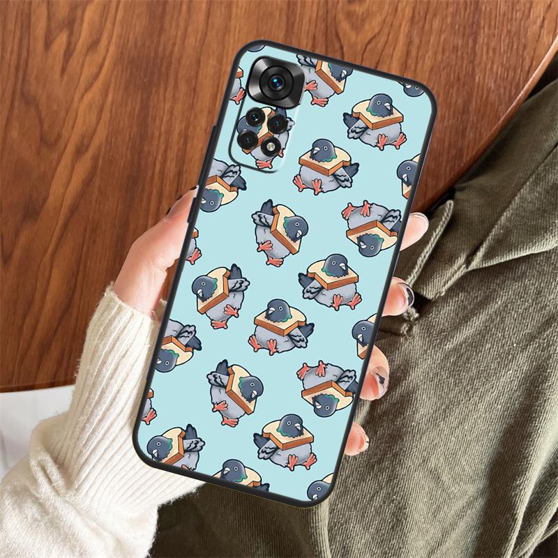 The Pigeons Case For Xiaomi Redmi Note 14 Pro 13 12 11 10 15 Pro Plus Redmi 15 C 13 10C 12C 13C 14C Cover
