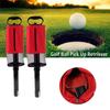 Balls Pick Up Ball Zipper Golf Ball Picker Golf Ball Retriever Golf Shag Bag Convenient Pocket