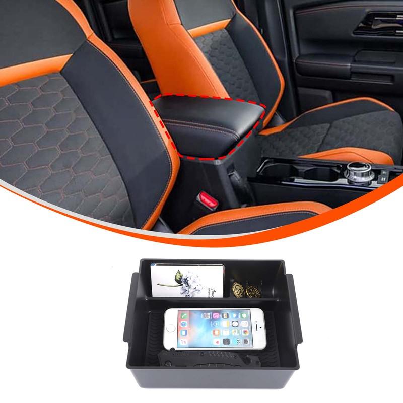 Armrest Hidden Storage Box Car Organizer Tray Armrest Storage Box Car Storage Supplies For Mitsubishi Triton L200 LC2T 2024 2025