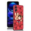 Аниме One Piece Luffy черный силиконовый чехол для телефона Xiaomi Redmi Note 10 11 11S 12 13 4G 8 9 11T Pro 5G Plus 8T 9S 10S 12S