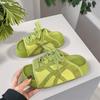 Casual beach cool slippers new outer wear skirt fashionable and versatile summer thick-soled heightening shoes women
