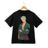 Roronoa Zoro Green Robe T-Shirt One Piece Anime Tee Swordsman Crew Cosplay