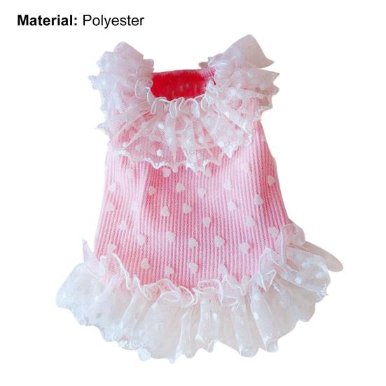 Дышащее платье для собак Красивый привлекательный очаровательный пуловер Юбка для щенка для повседневной жизни