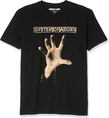 Унисекс футболка System Of A Down_ Рука - Маленький - Черный