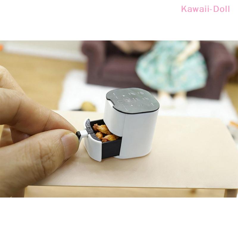 [DO]1Pcs 1/12 Scale Miniature Air Fryer Dollhouse Kitchen Scene Arrangement With Realistic Detail Storytelling Game Toy[DO]