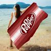 D-Dr Pepper Микрофибра Пляжное полотенце Впитывающее Быстросохнущее Мягкое Йога Плавание Курорт Альпинизм Полотенце
