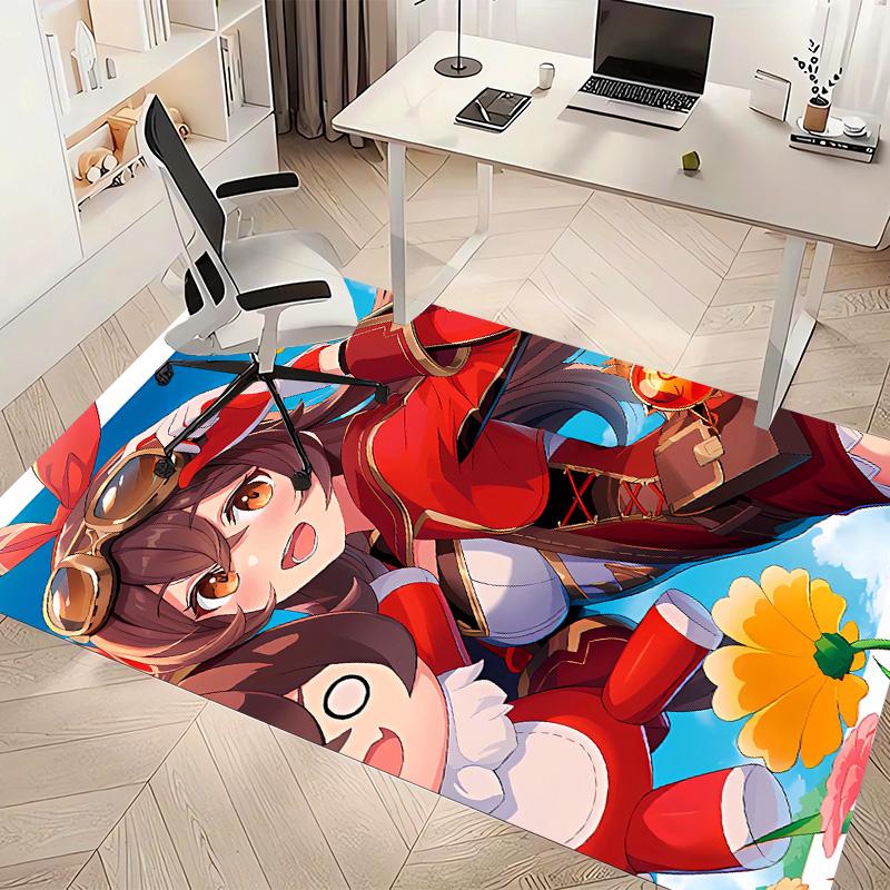 Genshin Impact characters7 Printed Absorbent Washable Carpet, Non-Slip Bathroom Mats, Kitchen Rugs, Yoga Mat,Living Room Entrance, Camping Picnic Rugs
