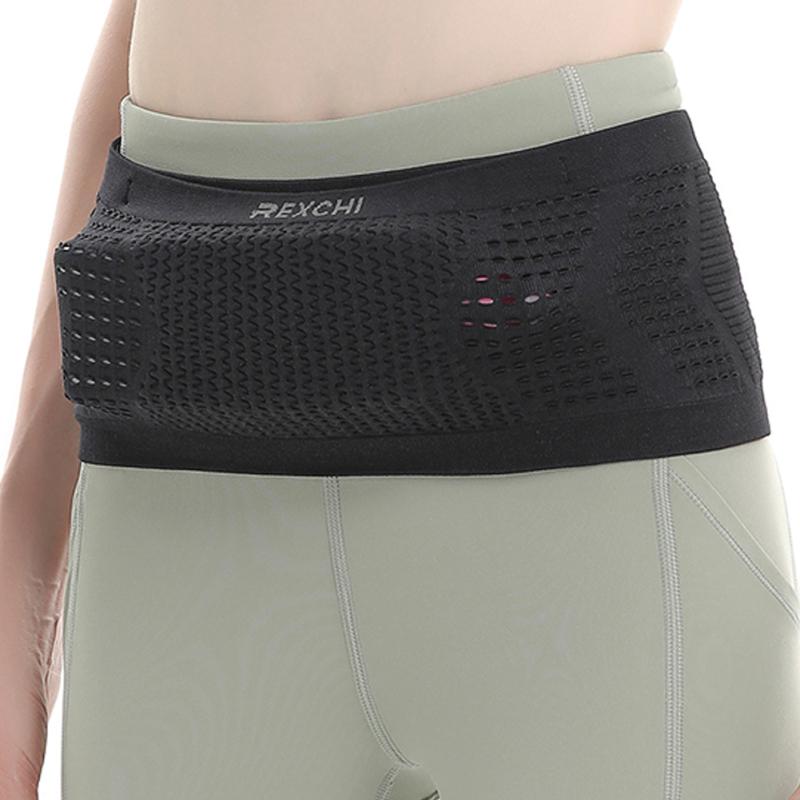 Мужская и женская сумка на пояс для бега, большая вместимость, дышащая, нескользящая, держатель для телефона, поясная сумка для отдыха на открытом воздухе