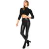 High Waist Black Summer Leather Leggings / Skinny WomenS Pants / Faux Leather Leggings / Eco Leather Pants / S-M-L-XL-2XL-3XL-4XL-5XL Size