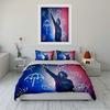 Rock Music Bedding Set with Umbrella Prints Bedding set (1 duvet cover, 2 pillowcases, duvet not included)