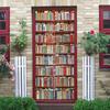 3D съемные стикеры на дверь с пейзажем Vinilos Para Puertas Клеящиеся обои Художественные фрески для дверей Библиотека Современный декор для дома