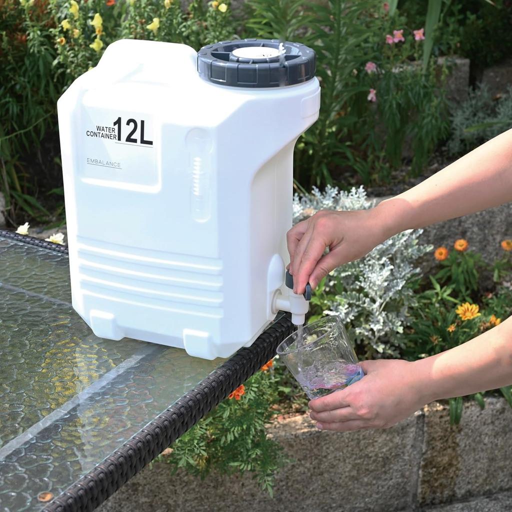 Wilmax EMBALANCE Water Tank Water Container White 12L Made In Japan