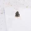 Exquisite Fashion Book Enamel Design Pin Badge Black Flame Brooch