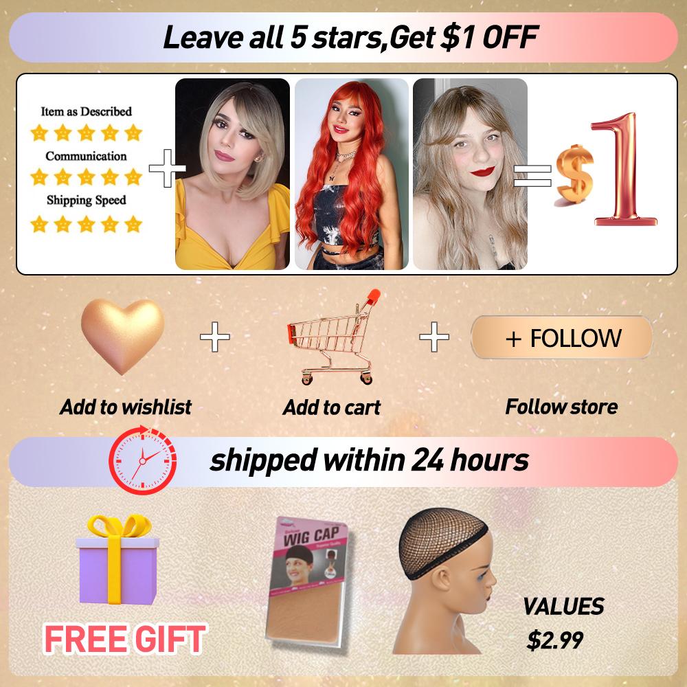 oneNonly Short Pink Wig Natural Wigs for Women Medium Wavy Synthetic Wig Party Heat Resistant Hair