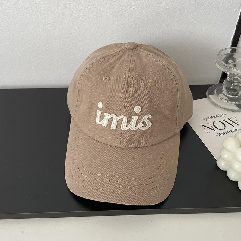 Korean Version Of Imis Letter Soft Top Baseball Cap Children Spring Personality Fashion Casual Versatile Quality Cap Men