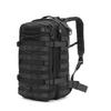 [W&C] Mountaineering Backpack, Tactical, 40L, Camping, Airsoft, Compact, Military, Backpack, Military, Lightweight, Breathable, Black, PC Storage,