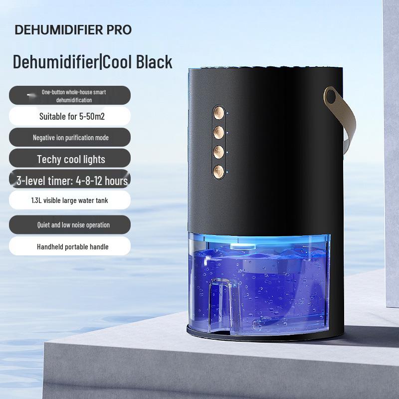 Бесшумный осушитель Huinan и очиститель воздуха с отрицательными ионами для дома, спальни