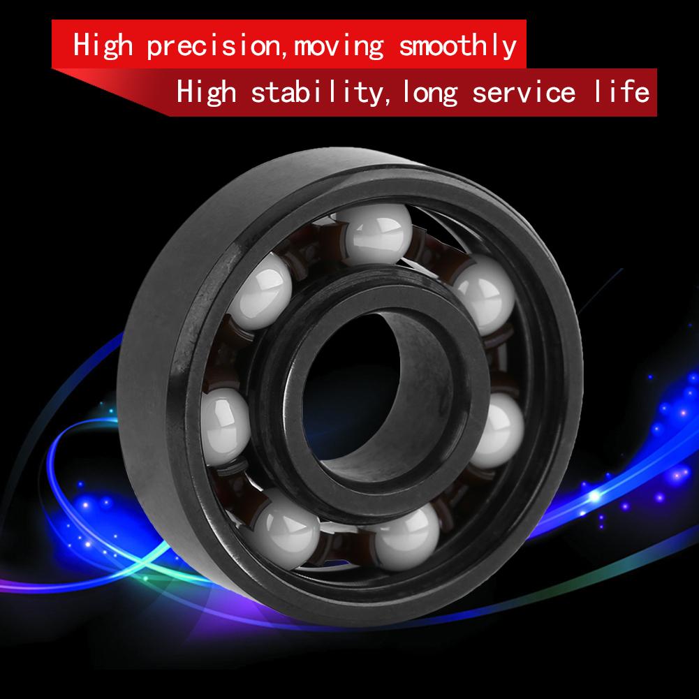 1pc Miniature 608 Hybrid Ball Bearing Ceramic Balls for Fingertip Toy Spinner 8*22*7mm