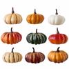 6PCS Autumn Harvest Halloween Artificial Pumpkin 1/9PCS Fake Pumpkin  Garden Decoration