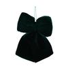 Christmas Ornament Multi-Size Design Velvet Fabric Bow Handmade 3D Shape Christmas
